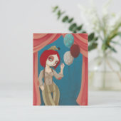 Coulrophobia - Schlechter Clown auf der Postkarte (Stehend Vorderseite)