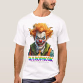 Coulrophobische Clowns T-Shirt (Vorderseite)