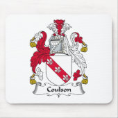Coulson-Familienwappen Mousepad (Vorne)