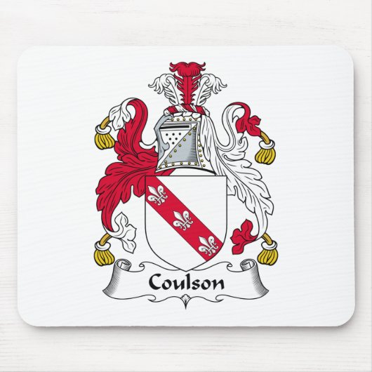 Coulson-Familienwappen Mousepad (Vorne)
