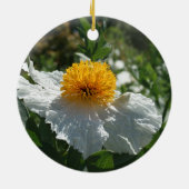 Coulter's Matilija Poppy Keramik Ornament (Hinten)