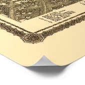 Council Bluffs, IA Panoramic Map - 1875 Poster (Ecke)