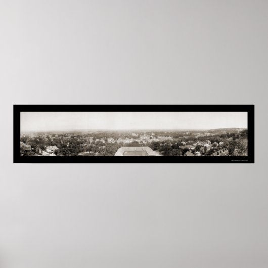 Council Bluffs Iowa Foto 1908 Poster (Vorne)