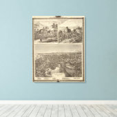 Council Bluffs Leinwanddruck (Insitu (Holzboden))