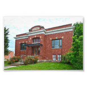 Council Grove, Kansas, Carnegie Library Fotodruck