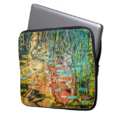 Council Lake in Hiawatha National Forest, Michigan Laptopschutzhülle (Vorderseite Links)