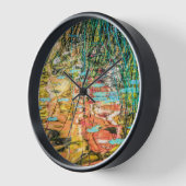 Council Lake in Hiawatha National Forest, Michigan Uhr (Winkel)