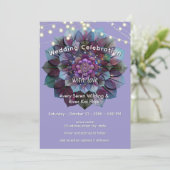 Council of Leaves | Mandala Art P&B Einladung (Stehend Vorderseite)