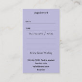 Council of Leaves | Mandala Terminkarte (Rückseite)