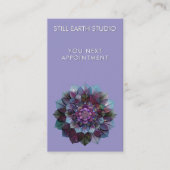 Council of Leaves | Mandala Terminkarte (Vorderseite)