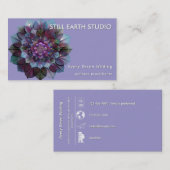 Council of Leaves | Mandala Visitenkarte (Vorne/Hinten)