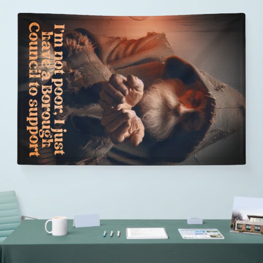 Council Tax Man Banner (Messe)