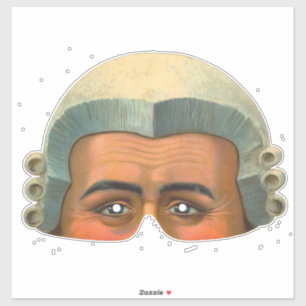 Counsel - Vintage Viktorianische Maske Aufkleber