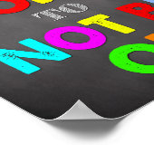 Counseling Office Sign, Ok, um nicht Ok Sign zu se Poster (Ecke)