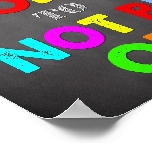 Counseling Office Sign, Ok, um nicht Ok Sign zu se Poster (Ecke)