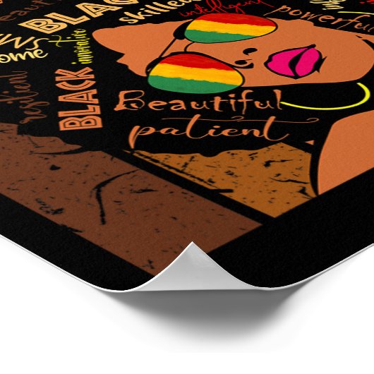 Counselor Afro American Women Black History Poster (Ecke)