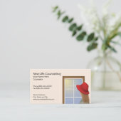 Counselor Business Card Visitenkarte (Stehend Vorderseite)