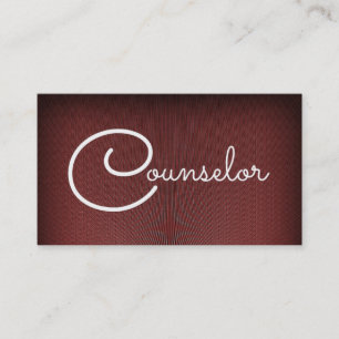 Counselor Business Card Visitenkarte