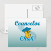 Counselor Chick #3 Postkarte (Vorne/Hinten)