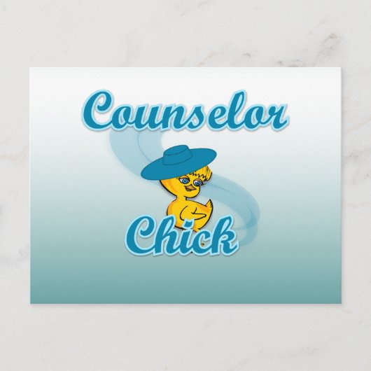 Counselor Chick #3 Postkarte (Vorderseite)