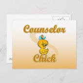 Counselor Chick Postkarte (Vorne/Hinten)