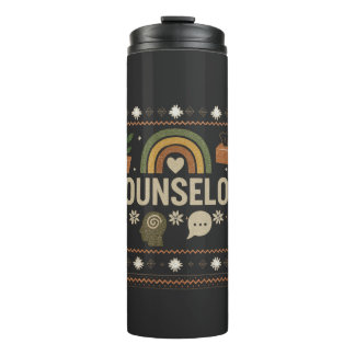 Counselor Christmas – Festive Holiday Tumbler Thermosbecher