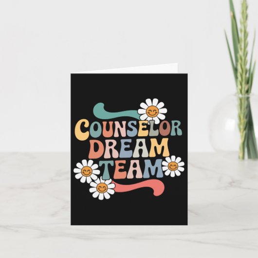 Counselor Dream Team Zurück zur Schule Karte (Vorderseite)