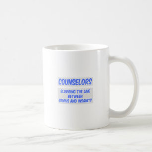 Counselor Joke .. Genie und Wahnsinn Kaffeetasse