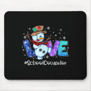 Counselor Liebe Snowman Winterweihnachtsfest Mousepad