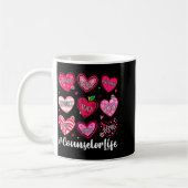 Counselor Life School Counseling Hearts School Val Kaffeetasse (Links)