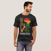 Counselor Love Map African American Black History  T-Shirt (Vorne ganz)