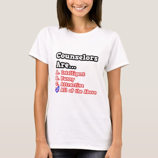 Counselor Quiz...Joke T-Shirt (Vorderseite)