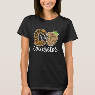 Counselor Rainbow Leopard Buffalo Kariert zurück z T-Shirt