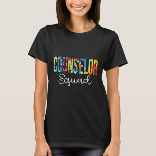 Counselor Squad Gefärbte Krawatte Wertungstag Zurü T-Shirt