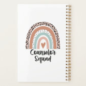 Counselor Squad Rainbow Leopard School Counsard T Planer (Rückseite)