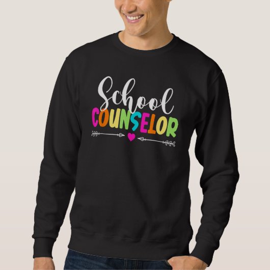 Counselor Squad Teacher  Back To School Sweatshirt (Vorderseite)
