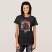 Counselor Teacher Rainbow Tie Dye First Day Of Sch T-Shirt (Vorne ganz)
