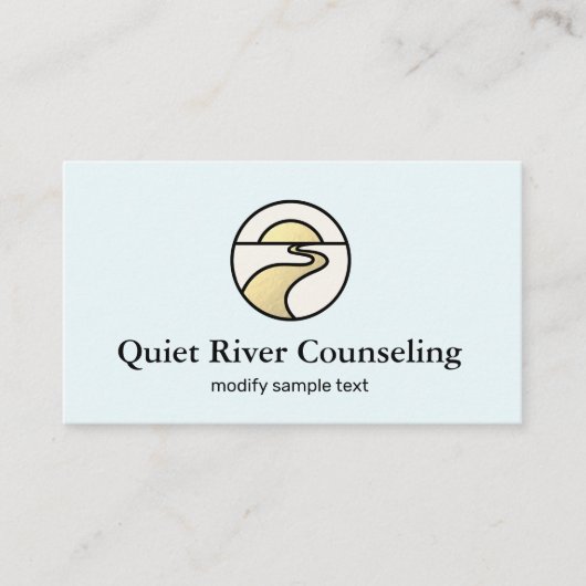 Counselor Winding River Horizon Logo Visitenkarte (Vorderseite)
