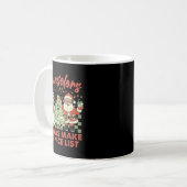 Counselors Always Make The Nice List Santa Christm Kaffeetasse (Vorderseite Links)