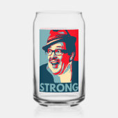 Count Arthur Strong gedruckte Dose Dosenglas (Vorderseite)