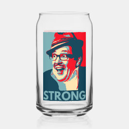 Count Arthur Strong gedruckte Dose Dosenglas