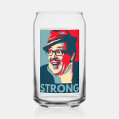 Count Arthur Strong gedruckte Dose Dosenglas (Rückseite)