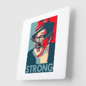 Count Arthur Strong Wall Uhr (Winkel)