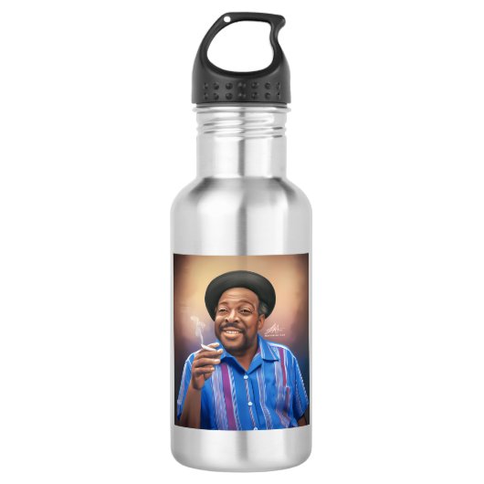 Count Basie Edelstahlflasche (Vorderseite)