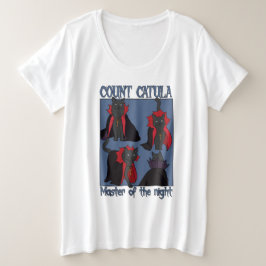 Count Catula Master of the Night Große Größe T-Shirt