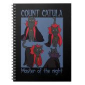 Count Catula Master of the Night Notizblock (Vorderseite)