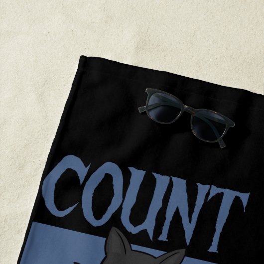 Count Catula Master of the Night Strandtuch (Beispiel)