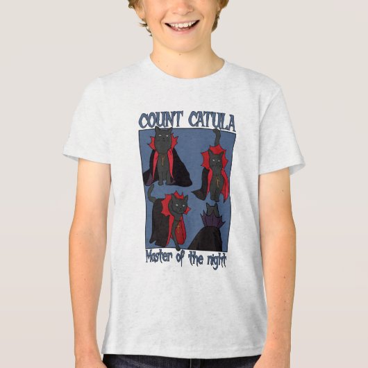 Count Catula Master of the Night Tri-Blend Shirt (Vorderseite)
