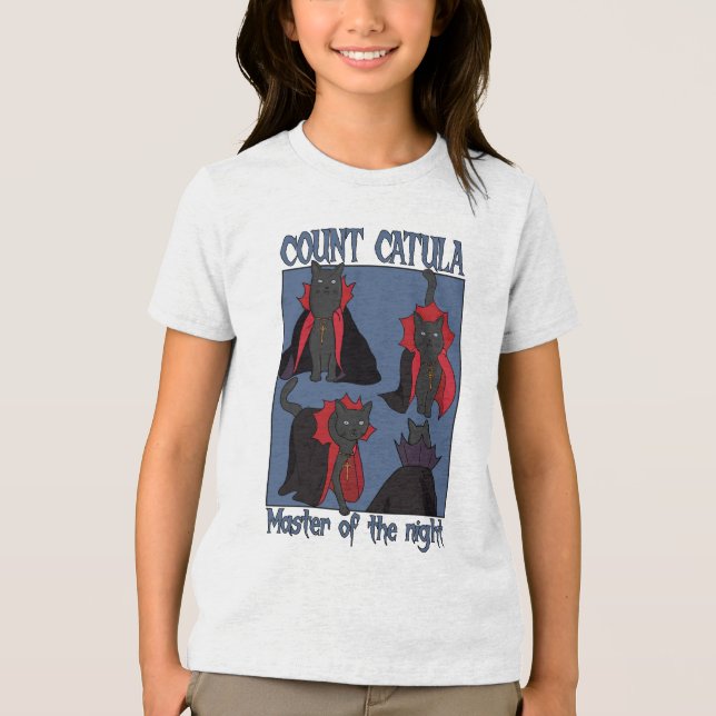 Count Catula Master of the Night Tri-Blend Shirt (Vorderseite)