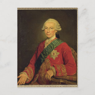 Count Claude-Louis-Robert de Saint-Germain 1777 Postkarte